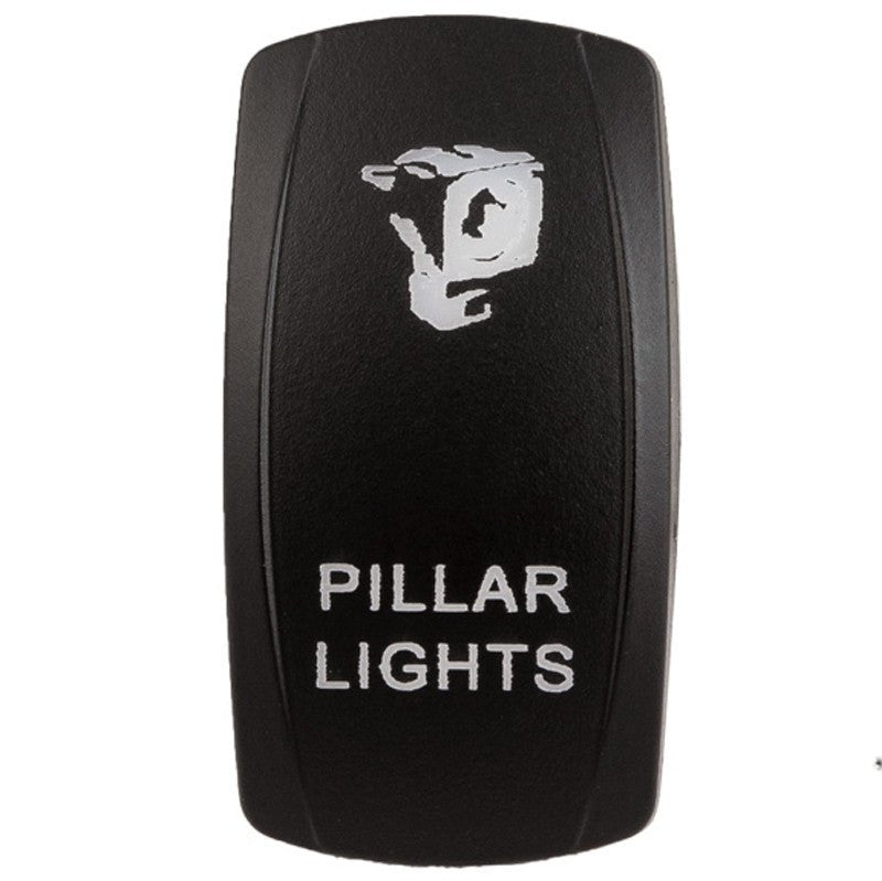 K4 Engraved "PILLAR LIGHTS" Contura Switch Actuator For II, III, V Switch Bodies - Moore Parts