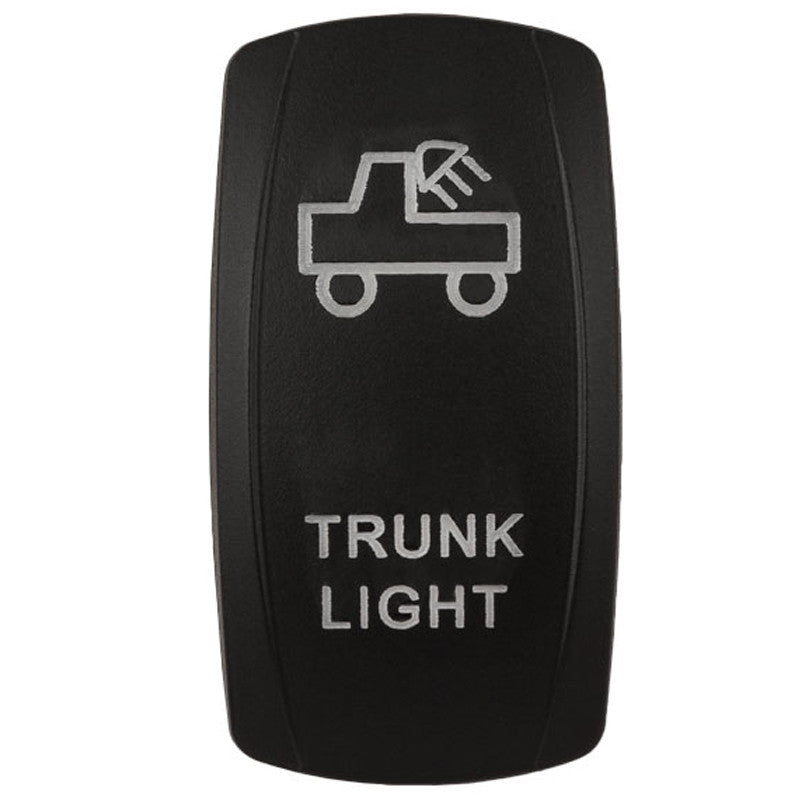 K4 Engraved "TRUNK LIGHT" Contura Switch Actuator For II, III, V Switch Bodies - Moore Parts