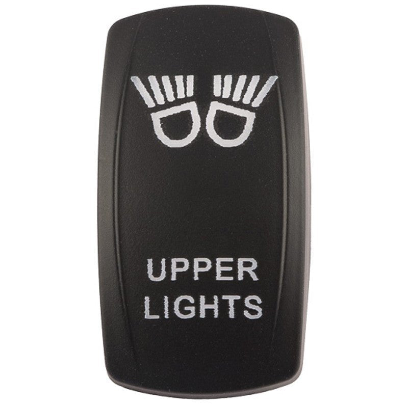K4 Engraved "UPPER LIGHTS" Contura Switch Actuator For II, III, V Switch Bodies - Moore Parts