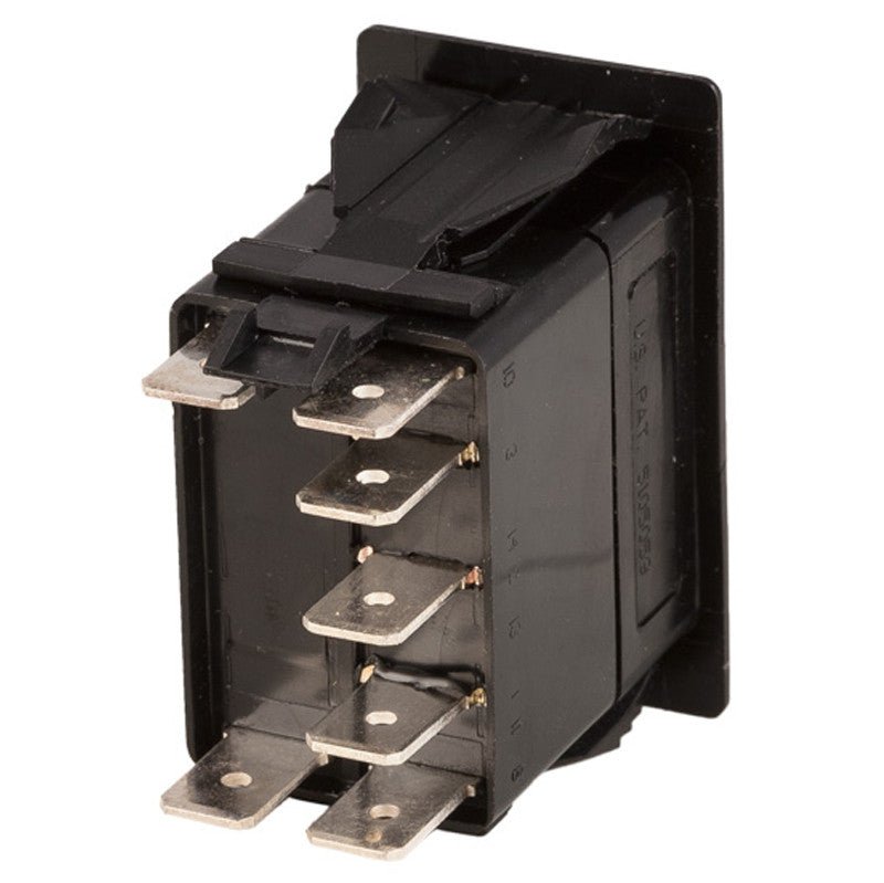 K4 MOMENT ON - OFF - MOMENT ON Contura II, III, & V Switch Body Only, Two Blue LEDs - Moore Parts