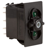 K4 MOMENT ON - OFF - MOMENT ON Contura II, III, & V Switch Body Only, Two Green LEDs - Moore Parts