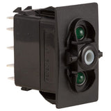 K4 MOMENT ON - OFF - MOMENT ON Contura II, III, & V Switch Body Only, Two Green LEDs - Moore Parts
