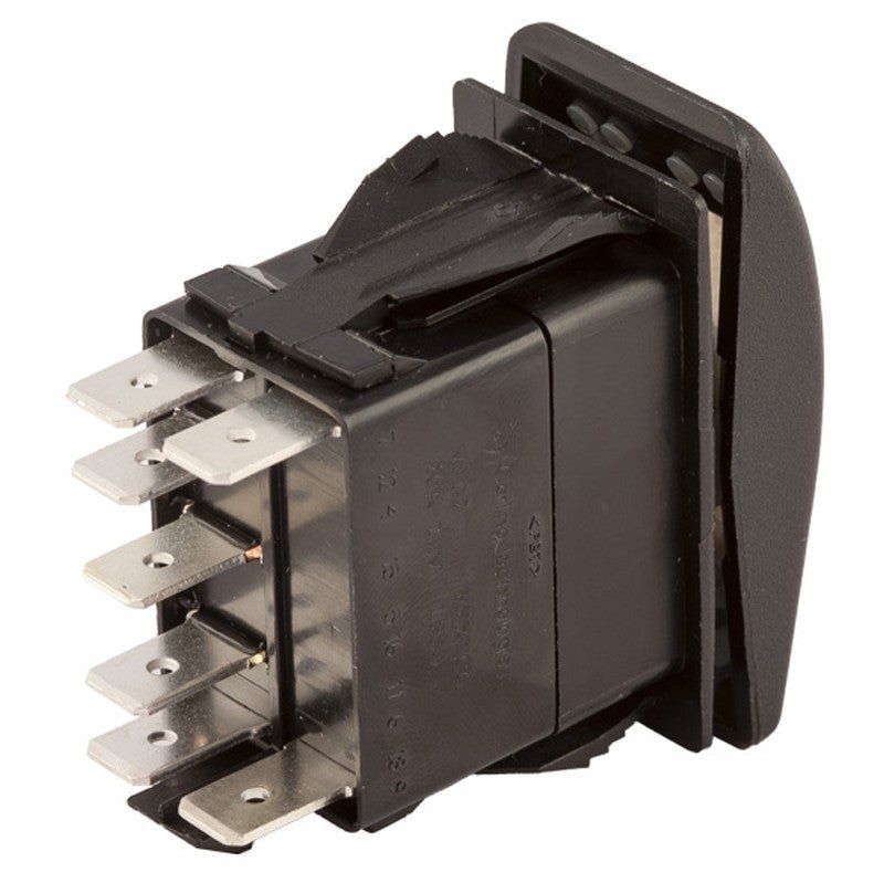 K4 ON - OFF Contura II Switch, Hard Touch Actuator, Two Lenses - Green / Amber - Moore Parts