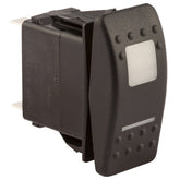 K4 ON - OFF Contura II Switch, Hard Touch Actuator, Two Lenses - Green / Amber - Moore Parts