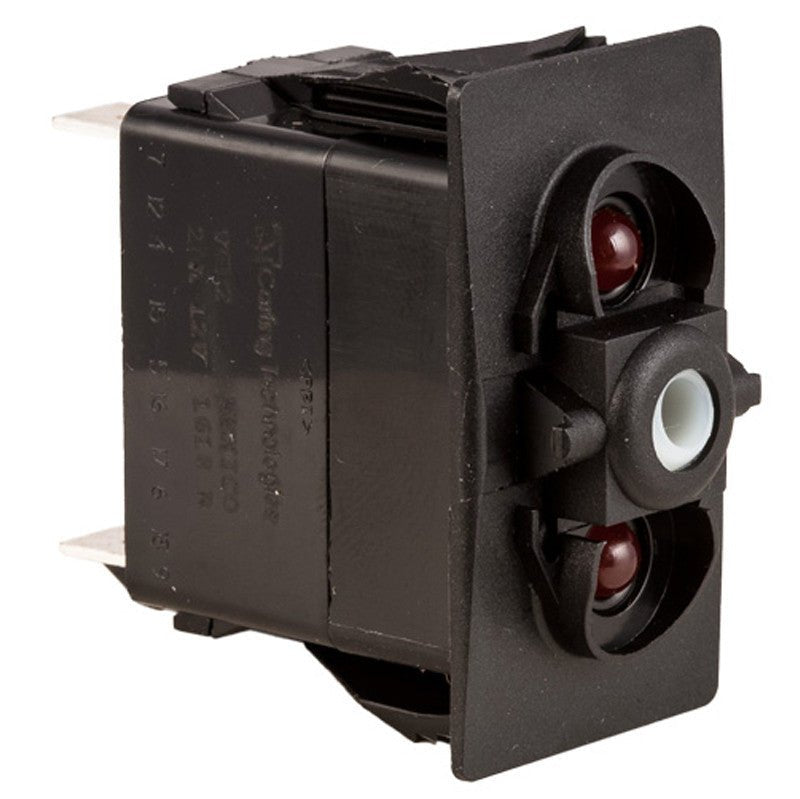K4 ON - OFF - ON Contura II, III, & V Switch Body Only, Two Red LEDs - Moore Parts