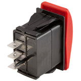K4 ON - OFF - ON Contura II Sealed Switch W/Hard Touch Red Actuator - Moore Parts