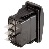K4 ON - OFF - ON Contura III Sealed Switch W/Soft Touch Black Actuator - Moore Parts