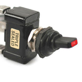 K4 Red Tip LED Off - On Triple Sealed Switch 12 Volt 20 Amp 13 - 140 - Moore Parts