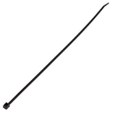 K4 Self Locking Narrow Tie Wrap, 8" Black Nylon Zip Tie. Qty 50 Per Pack - Moore Parts