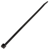 K4 Self Locking Tie Wrap, 8" Black Nylon Zip Tie. Qty 100 Per Pack - Moore Parts