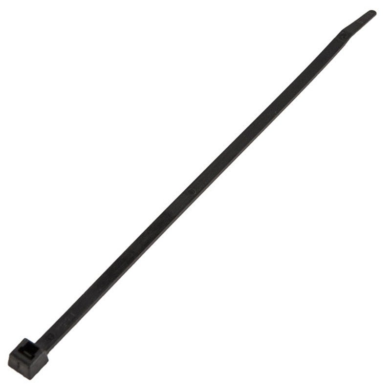 K4 Self Locking Tie Wrap, 8" Black Nylon Zip Tie. Qty 50 Per Pack - Moore Parts