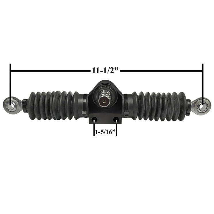 Latest Rage 425145BK End Load 11" Rack & Pinion 5/8" - 36 Spline Vw Sand Rail Buggy - Moore Parts