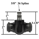 Latest Rage 425145BK End Load 11" Rack & Pinion 5/8" - 36 Spline Vw Sand Rail Buggy - Moore Parts
