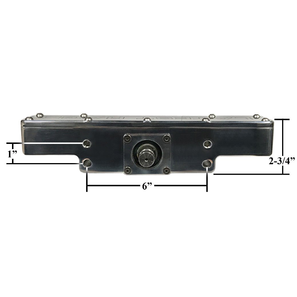 Latest Rage 425146 Billet Center Load Rack & Pinion 3/4" - 48 Spline, Polished - Moore Parts