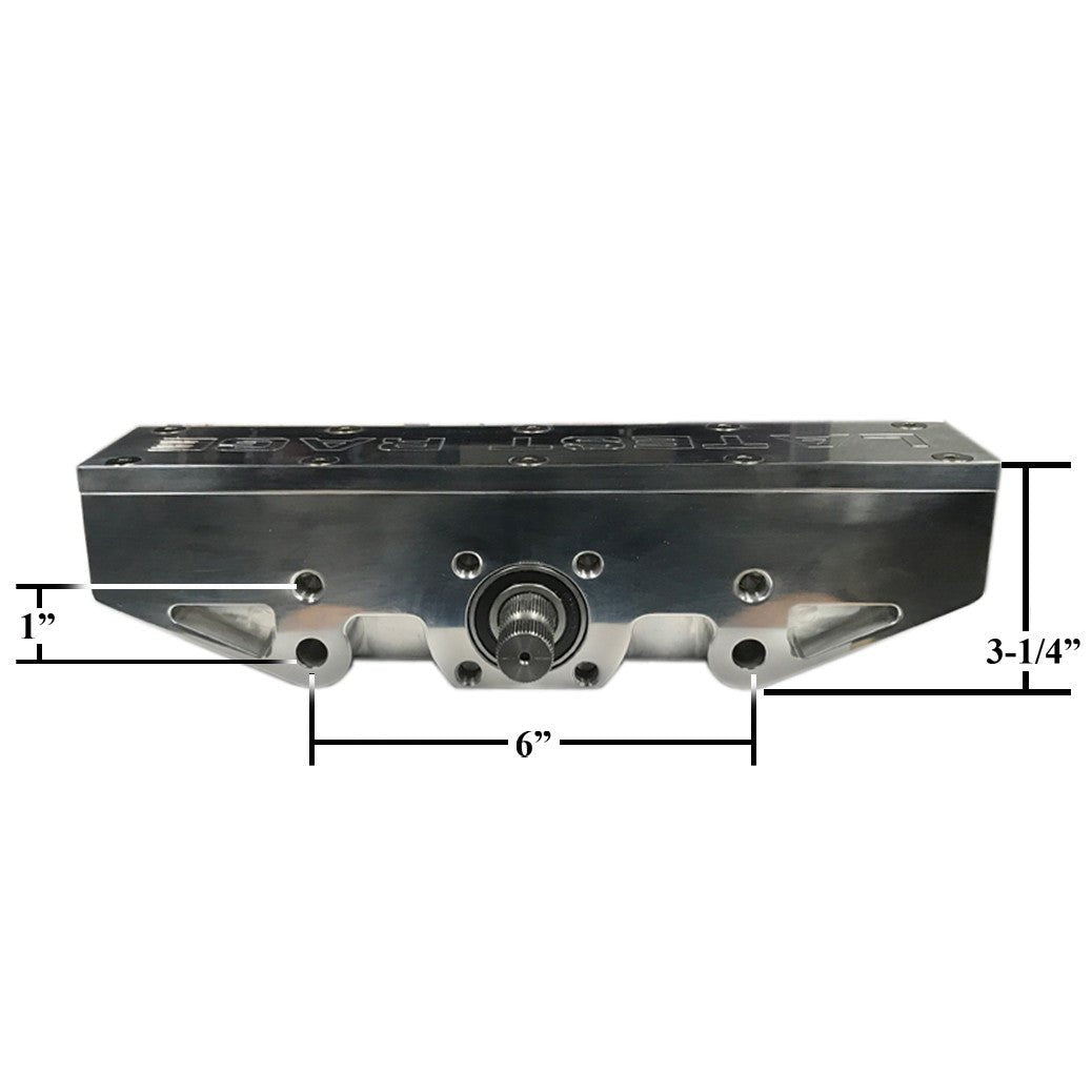 Latest Rage 425147 Billet Center Load Rack & Pinion 3/4" - 48 Spline, Polished - Moore Parts