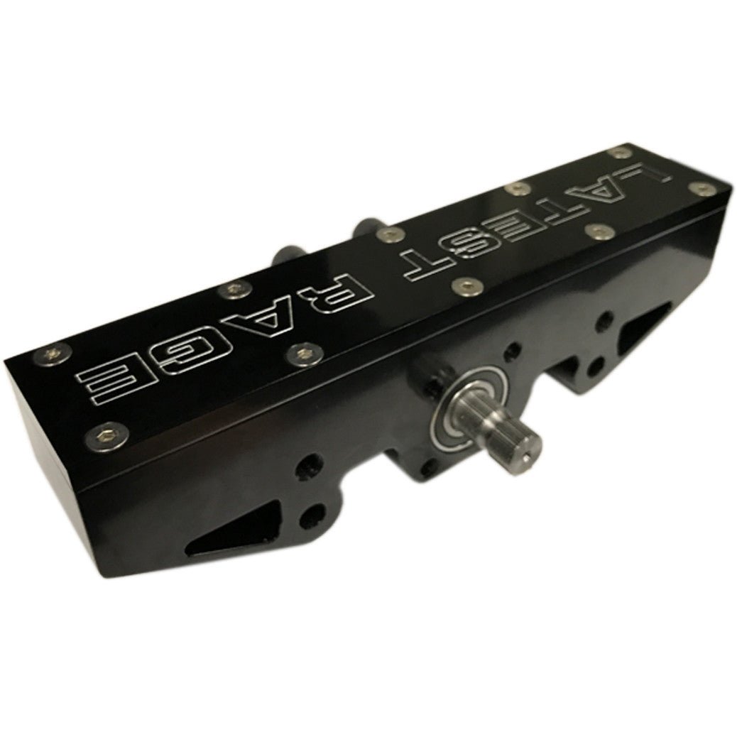 Latest Rage 425147BK Billet Center Load Rack & Pinion 3/4" - 48 Spline, Black - Moore Parts