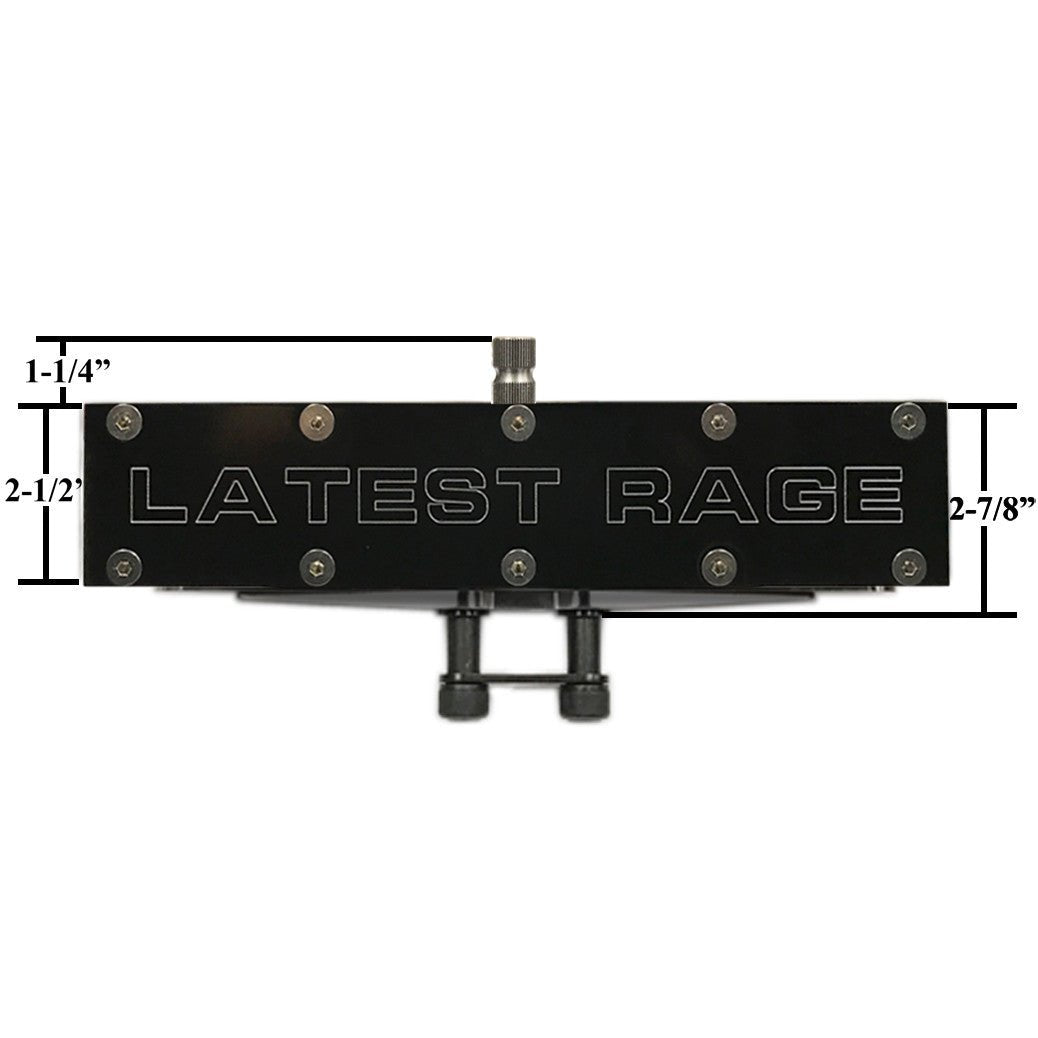 Latest Rage 425147BK Billet Center Load Rack & Pinion 3/4" - 48 Spline, Black - Moore Parts