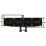 Latest Rage 425147BK Billet Center Load Rack & Pinion 3/4" - 48 Spline, Black - Moore Parts