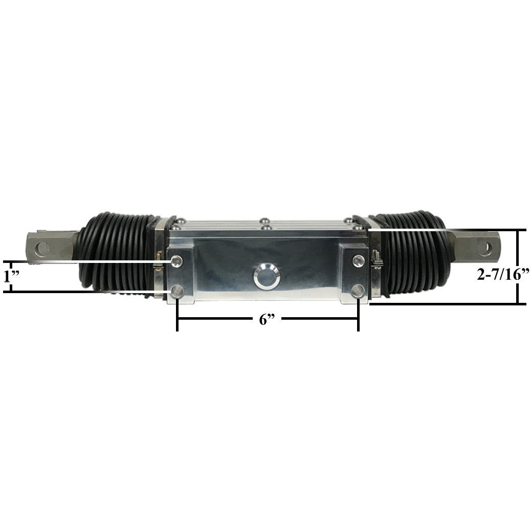 Latest Rage 425152BBK Black Billet End Load Rack & Pinion 5/8" - 36 Spline Vw Dune Buggy - Moore Parts