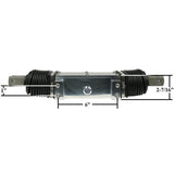 Latest Rage 425152BBK Black Billet End Load Rack & Pinion 5/8" - 36 Spline Vw Dune Buggy - Moore Parts
