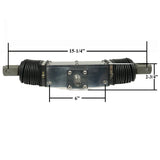Latest Rage 425152BBK Black Billet End Load Rack & Pinion 5/8" - 36 Spline Vw Dune Buggy - Moore Parts