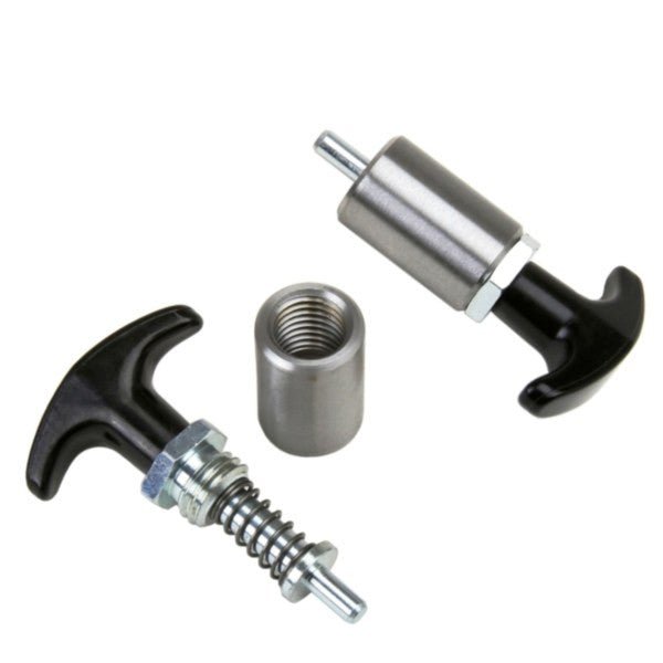 Latest Rage 704010 - 14 Spring Loaded Pull Pin T - Handle Latch - 1/4" Pin - Moore Parts