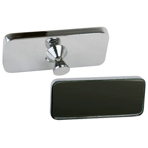 Latest Rage 857805 Chrome Rear View Glue On Mirror For Flat Windshields, Each - Moore Parts