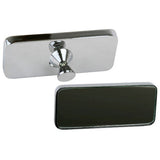 Latest Rage 857805 Chrome Rear View Glue On Mirror For Flat Windshields, Each - Moore Parts