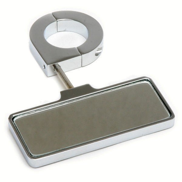 Latest Rage 857840C - 1.5 Chrome Aluminum Rear View Mirror, Clamp On 1 - 1/2" Tube - Moore Parts