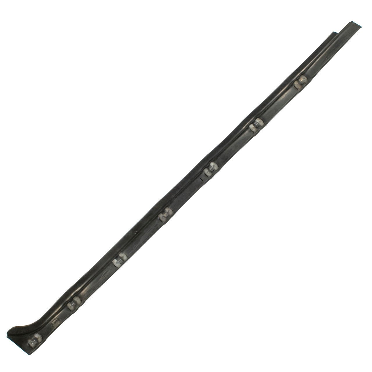 Left Inner Door Window Scraper Vw Bug 1965 - 6/1968, 7 Clip Model - Moore Parts