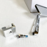 Manx Buggy Black Sideview Rectangular Mirror W/Aluminum Mount, Each - Moore Parts