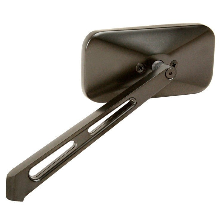 Manx Buggy Black Sideview Rectangular Mirror W/Aluminum Mount, Each - Moore Parts
