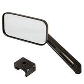 Manx Buggy Black Sideview Rectangular Mirror W/Aluminum Mount, Each - Moore Parts