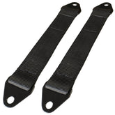 Moore Parts 12" Off - Road Suspension Limit Straps With Black Tabs, Pair - Moore Parts