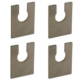 Moore Parts Tall Slotted Mounting Tab For Brake Hoses, 4 Pack - Moore Parts