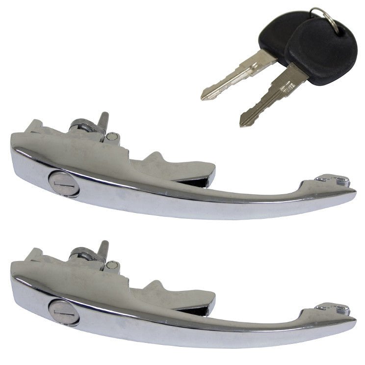 Outside Door Handle Set Vw Bug 1968 - 79, Karmann Ghia 1968 - 74. Pair - Moore Parts