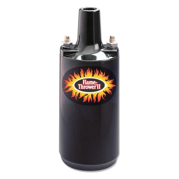 Pertronix 45111 Flame Thrower II 12V Black Coil 0.6 Ohm/45000 Volts Epoxy Filled - Moore Parts