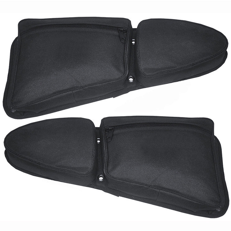 Polaris Razor Black Storage Bags W/Pads RZR XP 1000 RZR XP4 1000 RZR 900 - Pair - Moore Parts
