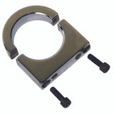 Polished Aluminum Clamp Bracket With 1/4" - 20 Thread For 1 - 1/2" Tube - Moore Parts