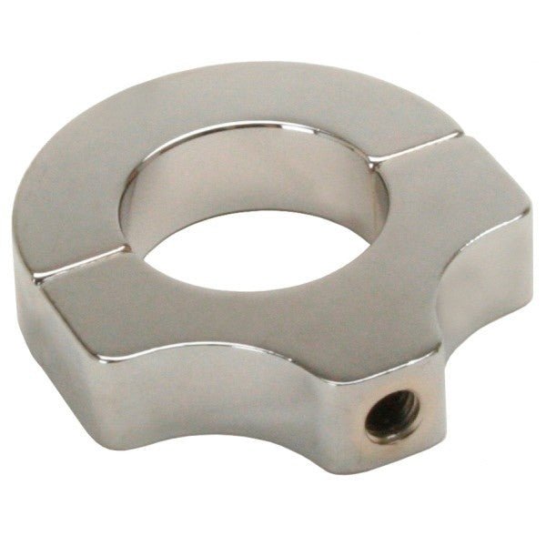 Polished Aluminum Clamp Bracket With 3/8" - 16 Thread For 1 - 1/2" Tube - Moore Parts