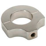 Polished Aluminum Clamp Bracket With 3/8" - 16 Thread For 1 - 1/2" Tube - Moore Parts