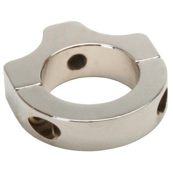 Polished Aluminum Clamp Bracket With 3/8" - 16 Thread For 1 - 3/4" Tube - Moore Parts