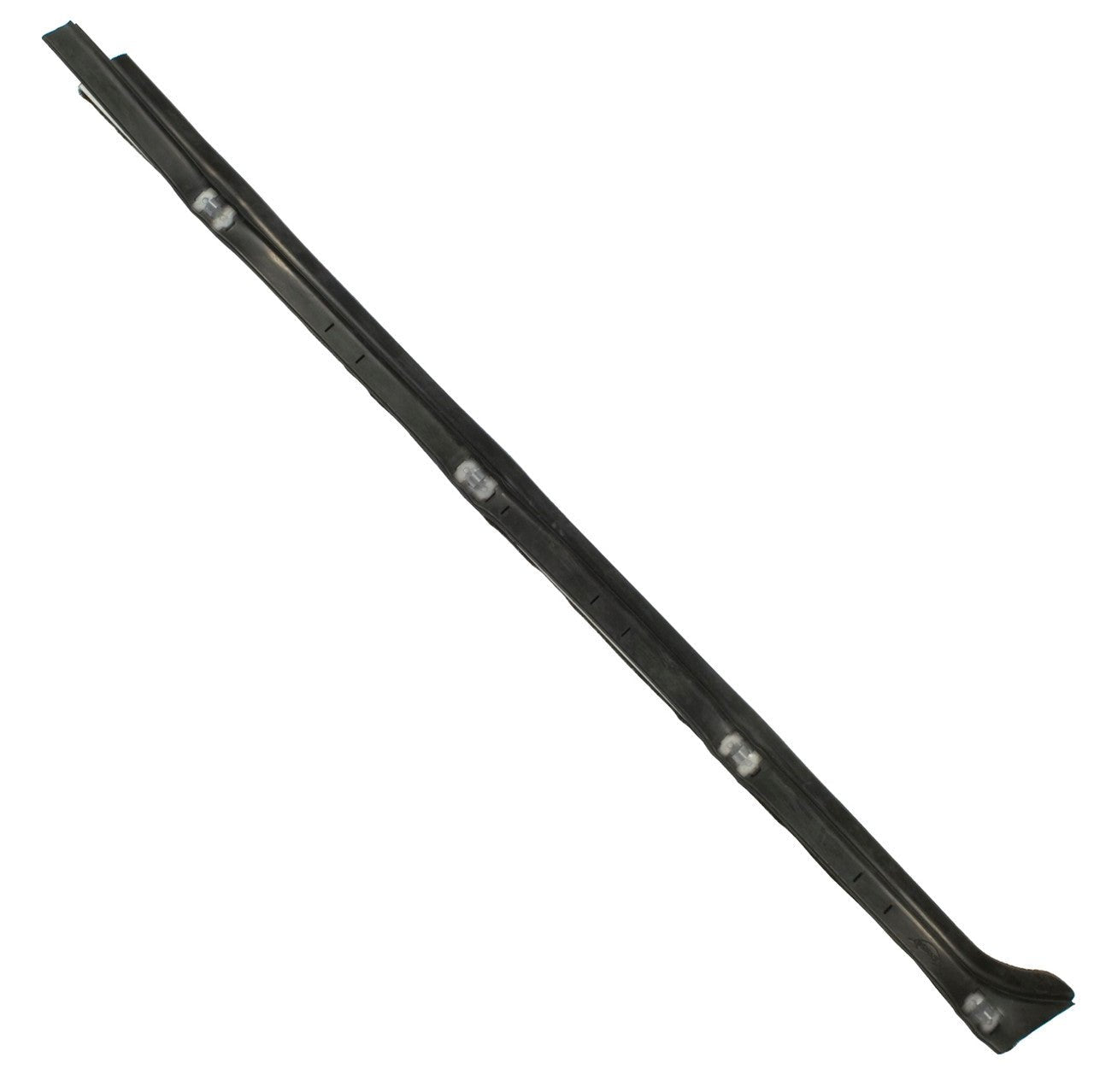 Right Inner Door Window Scraper Vw Bug 7/1968 - 1979, 4 Clip Model - Moore Parts