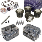 Single Port 1600cc Air - cooled Vw Bug Engine Rebuild Kit, Top End Heads / Pistons - Moore Parts