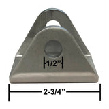 Single Shock / Dual Sheer Weld On Mounting Bracket / Tab. Set Of 4 - Moore Parts