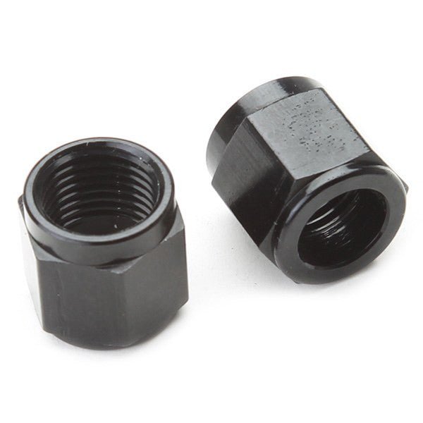 Tube Nut - 6 For 3/8" Stainless Steel Hard - Line - Black. Pair - Moore Parts