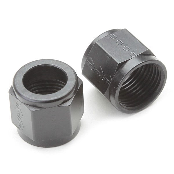 Tube Nut - 8 For 1/2" Stainless Steel Hard - Line - Black. Pair - Moore Parts