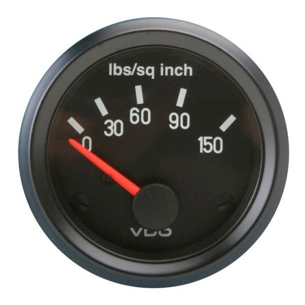 VDO 350041 Cockpit Series 2 - 1/16" 150 PSI Oil Pressure Gauge - Moore Parts