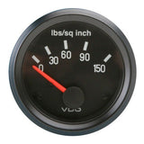 VDO 350041 Cockpit Series 2 - 1/16" 150 PSI Oil Pressure Gauge - Moore Parts