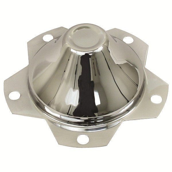 Vw 5 Lug Chrome Center Wheel Cap, Fits All Wheels With 6 - 1/2" Hole, Pair - Moore Parts